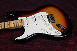 Fender Standard Stratocaster Left Handed Electric Guitar Brown Sunburst Rosewood