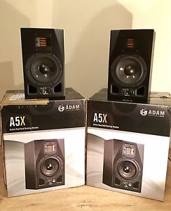 Adam A5X Nearfield Active Studio Monitor Pair - Mint Condition