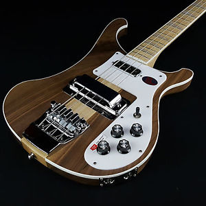 New Rickenbacker 4003 Bass Guitar Walnut Satin Finish with Rickenbacker Case