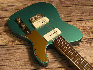 NEW! Shelton Electric Instruments TimeFlite GTX Ocean Turquoise Relic Jazzcaster