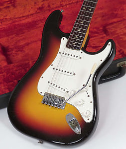 1966 Fender Stratocaster Sunburst Finish Guitar