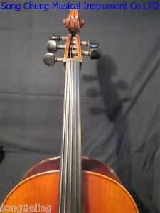 Strad style SONG Brand Maestro 5 strings 4/4 cello,huge and powerful sound #8258
