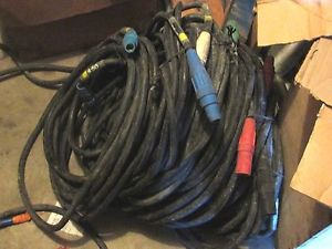 Used Carol 4/0 50ft feeder cable set of 5