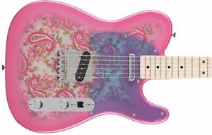 Fender Classic '69 Pink Paisley Telecaster Maple Fingerboard