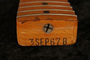 1967 Fender Telecaster Standard Neck w/ MAPLE CAP and NITRO finish w/ F tuners