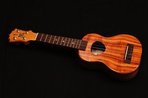 New Design KoAloha KSM-00 Soprano Solid Koa Ukulele FREE SHIPPING & HARD CASE
