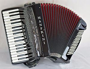 New - Manfrini Ochil Accordion - 34/96 3 Voice Top Quality Italian Instrument