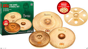 Meinl Byzance Vtg Sand 5pc Cymbal Set Benny Greb 16"&18" Crash 14" Hats 20" Ride