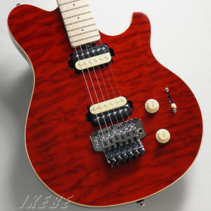 Sterling by MUSICMAN S.U.B. Series AX4 Translucent Red F/S From Japan #A10