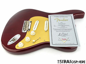 American Fender Custom Shop Classic Player Strat LOADED BODY USA Bing Cherry