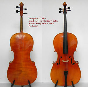 Exceptional Cello!Exceptional Sound!200-y Old Spruce!Master's Own Work!No.6,2017