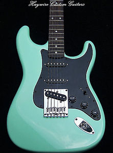 Fender Stratocaster Plus Surf Green Hard Tail body Modified with Lollar Pickups!