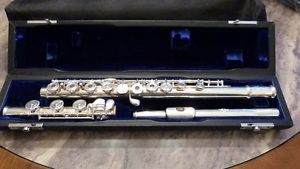 Flute -SOLID SILVER Mio Cannonball M8 with Case and Bag