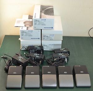 Beyerdynamic Lot of 5 Stegos TB wireless boundary microphones video conference