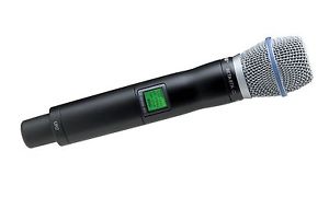 Shure UR2/BETA87A Wireless Handheld Transmitter w/BETA87A Mic. H4 (518-578MHz)