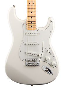 Fender Standard Stratocaster Chitarra Elettrica, Arctic Bianco, Acero (NUOVA)