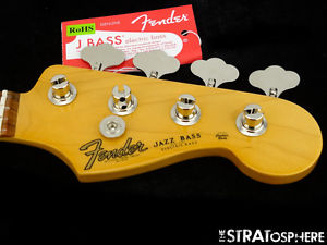 USA Fender Jaco Pastorius Fretless Jazz BASS NECK & TUNERS American Pau Ferro