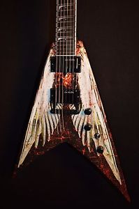 Dean Dave Mustaine V VMNT AOD Angel of Deth Electric Guitar w/Case-Free Shipping