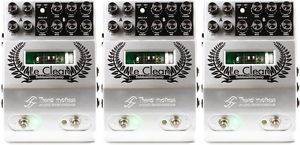 Two Notes Le Clean 2-channel U.S. Tones Tube Preamp Ped... (3-pack) Value Bundle