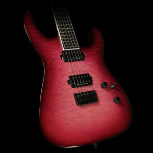 Jackson Pro Series SL2Q HT MAH Soloist Electric Guitar Fuschia Burst