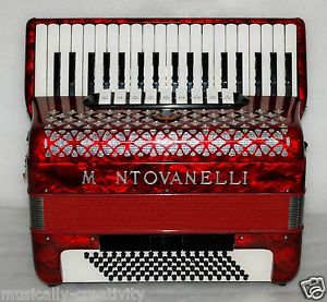 MANTOVANELLI 96 BASS Piano Accordion Akkordeon Excellent condition