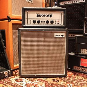 Vintage 1972 Matamp Head & 1 x 15 Cabinet GT100 Amp Original Amplifier SERVICED