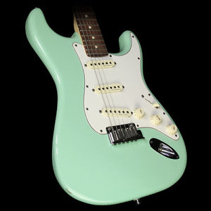 Used 2013 Fender Artist Series Jeff Beck Stratocaster Electric Guitar Surf Green