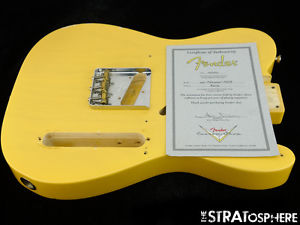 USA Fender Custom Shop 51 Nocaster NOS BODY+ HARDWARE American Tele Butterscotch
