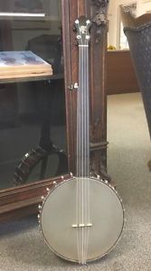 USED MIKE RAMSEY 12" FRETLESS BANJO, CHAPEL HILL, N. CAROLINA WITH HARD TKL CASE