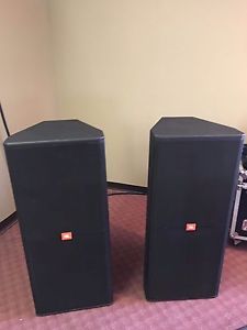 1 Pair - JBL - SRX-725 Dual 15" 2 - Way Speakers