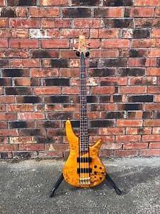 NOS Ibanez SR800 4 String Bass Amber w/ Gig-Bag & FREE Ship