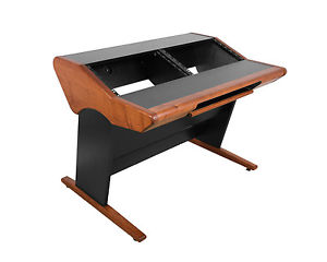 Zaor Onda Mack 12 | Studio Workstation Desk with 2x6 RU | Cherry Finish