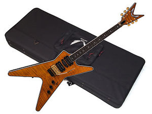 DEAN ML Switchblade Floyd HSH electric GUITAR Trans Amber w/ CASE - Floyd Rose