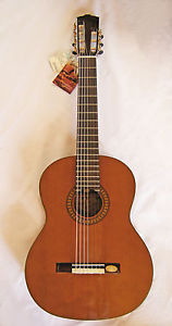 Salvador Cortez CC-60-7 Konzertgitarre 7-saitig & Deluxe Koffer NEU