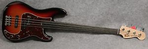 2016 Fender USA Artist Tony Franklin FRETLESS Precision P Bass w/Case Unplayed!