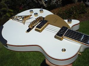 Gretsch White Penguin G6134 Electric LEFT HANDED Guitar Dynasonic Pickups