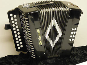 New Stephanelli 2 Row in D/G ELITE MODEL - Polished Bk