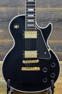 Gibson Les Paul Custom Shop Black Electric Guitar w/ Hardshell Case #CS 201330