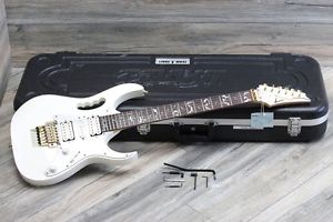 2006 Ibanez Jem7V White Steve Vai Signature Guitar Fret Inlay Vine Detail!  Jem