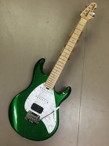 MUSIC MAN Silhouette Special "Emerald Green Sparkle" 2013 Guitar Free Shipping