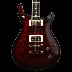 PRS McCarty 594 10-Top Wood Library In Fire Red Burst with Matching Neck #232952