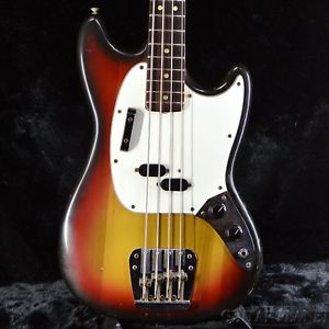 Fender 1974 Mustang Bass -3Color Sunburst Electric Bass Guitar Free Shipping