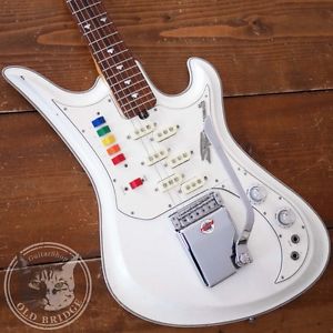 Teisco Spectrum 5 Pearl White 90s Reissue Model Electric Guitar Free Shipping