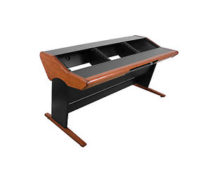 Zaor Onda Mack 18 | Studio Workstation Desk with 3x6 RU | Cherry Finish