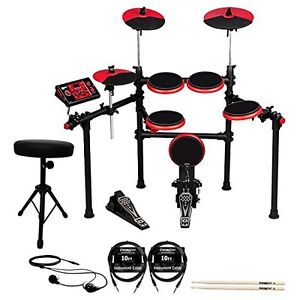 Ddrum DD1 Plus Complete Electronic Drum Kit with ChromaCast Accessories