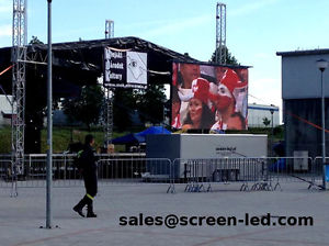 MobiLED | Mobile LED screen on trailer | LED wall | outdoor | portable | display