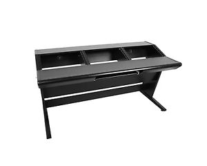 Zaor Onda Mack 18 | Studio Workstation Desk with 3x6 RU | Black Finish