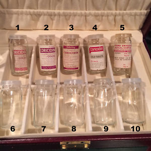 10 Coricidin bottles