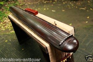 48" Professional Guqin Chinese 7-stringed zither instrument Taichi-chaos #4070