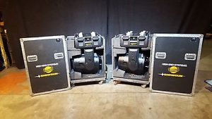 Lot of 2 x High End SHOWGUNS with Roadcases